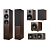 Phaze Audio Tilia 5.1 Dark Oak комплект, активный сабвуфер 10дюймов/120Вт