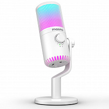 Maono DM30RGB (white), конденсаторный USB микрофон, 24bit/48kHz 2