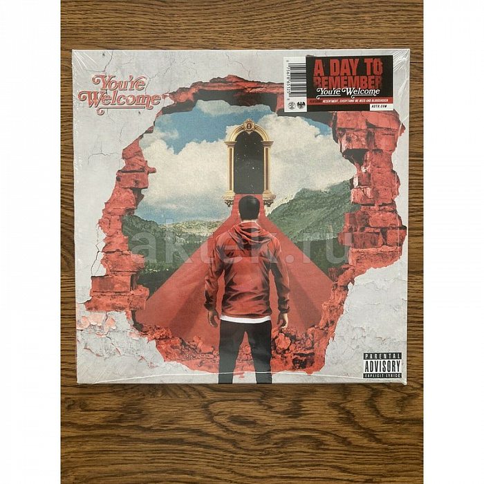 Виниловая пластинка A DAY TO REMEMBER - YOU'RE WELCOME 180 GRAM BLACK VINYL 12"