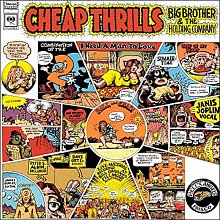 Виниловая пластинка BIG BROTHER AND THE HOLDING COMPANY - CHEAP THRILLS 180 GRAM BLACK VINYL 12"