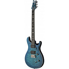 Электрогитара PRS SE Custom 24-08 Quilt Blue 3 Электрогитара PRS SE Custom 24-08 Quilt Blue 3
