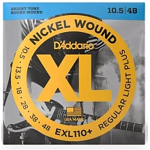 D'Addario EXL110+ струны для электрогитары, 10,5–48, никелированная сталь