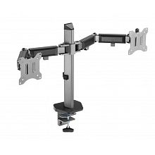 Exell EXi-MA42 Silver кронштейн двух мониторов 17–32″ VESA 100×100 9кг 3
