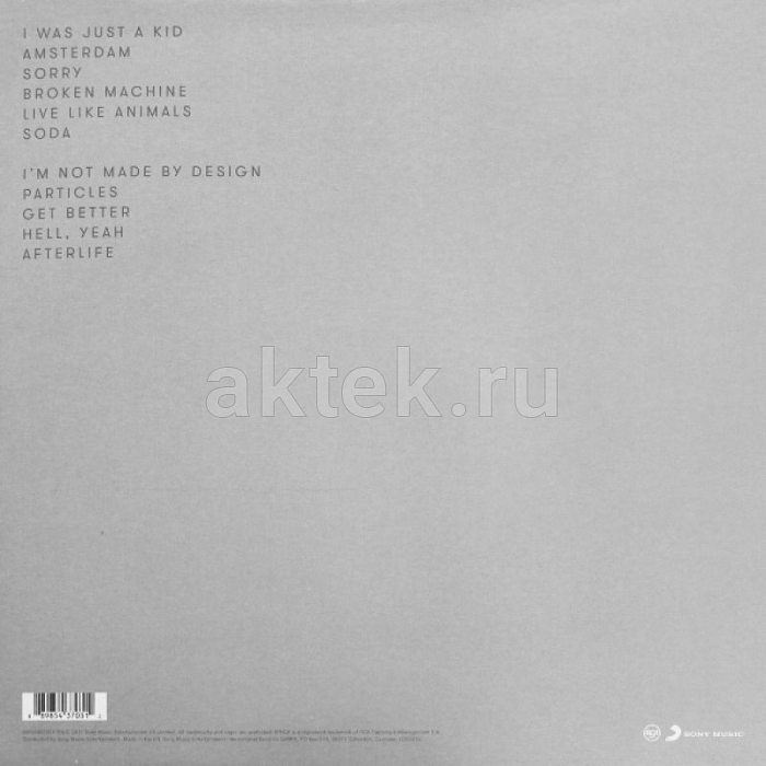 Виниловая пластинка NOTHING BUT THIEVES - BROKEN MACHINE 180 GRAM BLACK VINYL 12" 2
