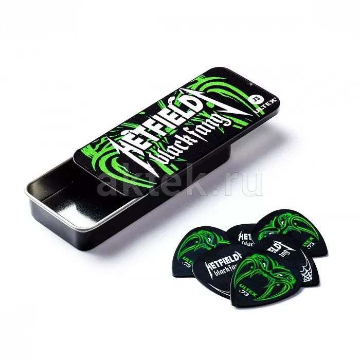 Dunlop PH112T73 Black Fang Pick Tin набор медиаторов, ultex