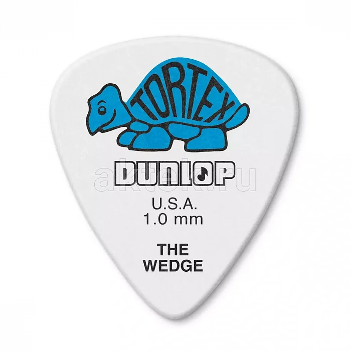 Dunlop 424P100 Tortex Wedge 12Pack медиаторы, 1 мм, 12 шт