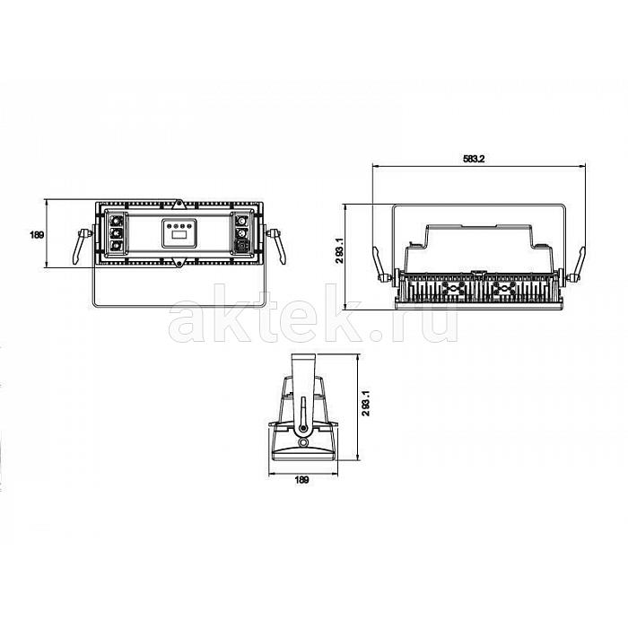 SILVER STAR SS353XCEM RAYTHEON RGBW-стробоскоп, 1440 Вт, IP65 3