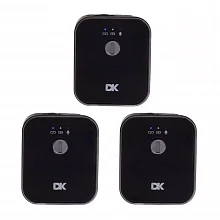 DK MP-9 двухканальная петличная радиосистема для смартфона и камеры