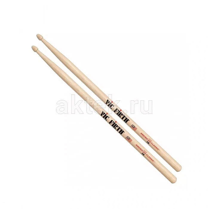 Vic Firth 5B барабанные палочки, орех 3