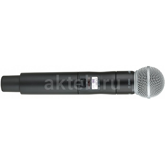 SHURE ULXD2/SM58 G51 ручной передатчик радиосистемы, 470–534 МГц, капсюль SM58