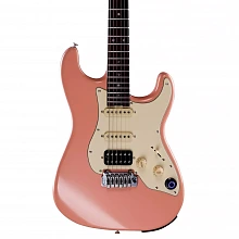 Mooer GTRS P800 электрогитара, розовый, HSS, корпус из ольхи 3