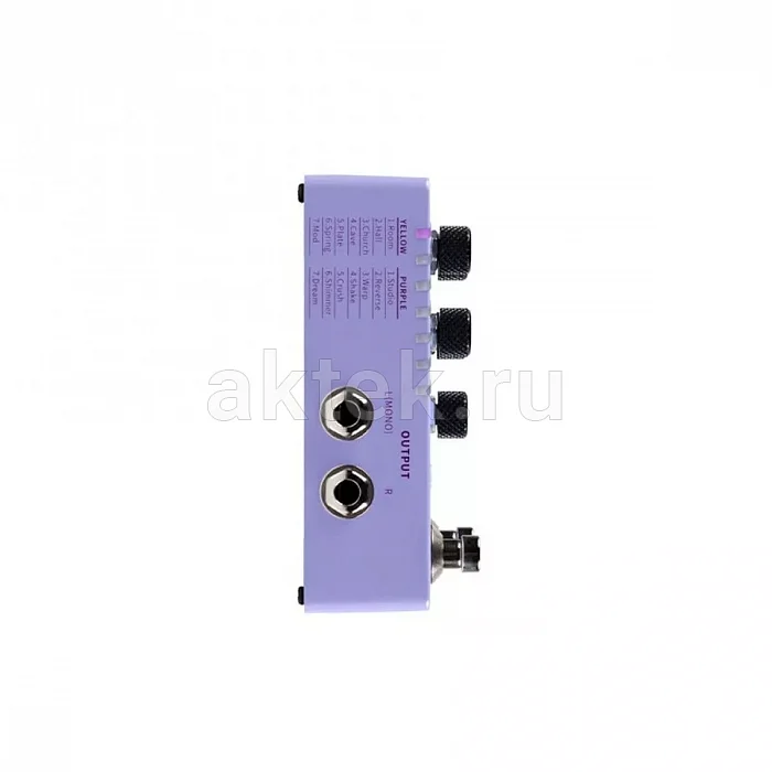 Mooer R7 Reverb X2 цифровой ревербератор, 14 алгоритмов, стерео, Infinite 6