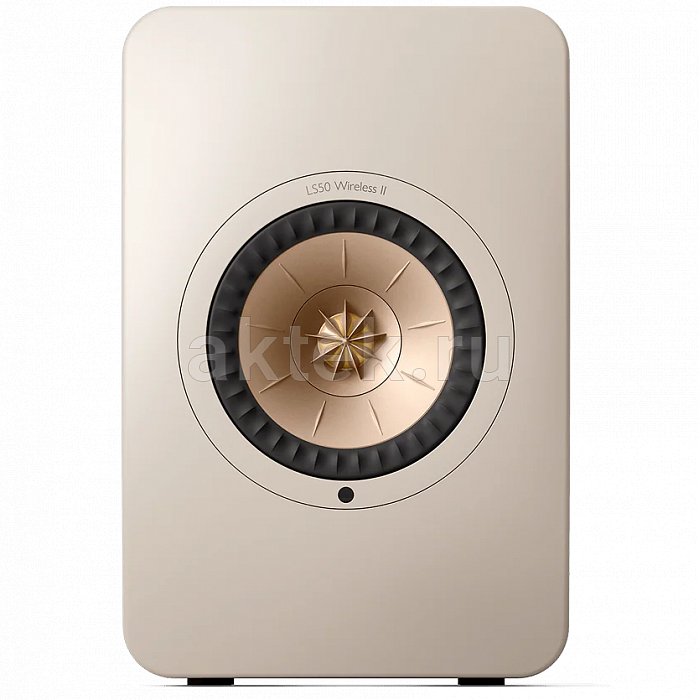 KEF LS50 Wireless II Sand Shell беспроводная акустика, Wi-Fi, бежевый