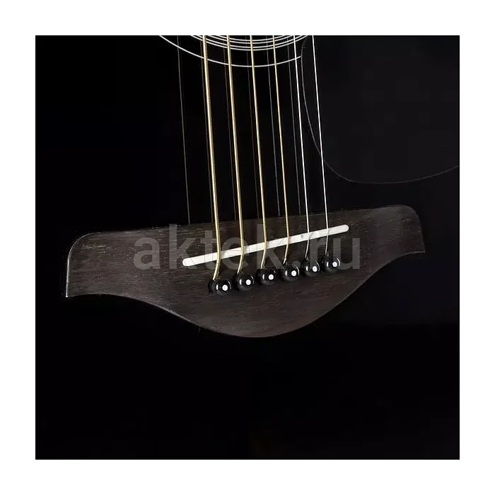 Yamaha FS820 BL акустическая гитара, корпус из красного дерева 4