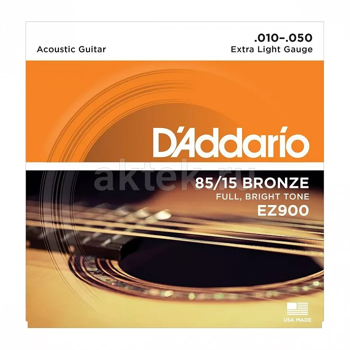 D'Addario EZ900 комплект струн акустической гитары, 10–50