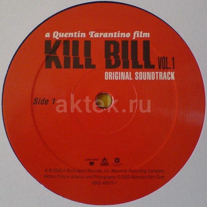 Виниловая пластинка V/A - OST KILL BILL VOL. 1 180 GRAM BLACK VINYL 12" 3