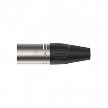 ROXTONE RX3MP-NT/50 разъём XLR, серебристый, штекер 3 ROXTONE RX3MP-NT/50 разъём XLR, серебристый, штекер 3