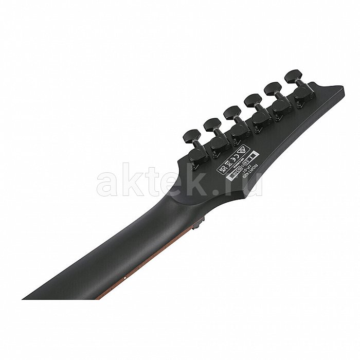 Электрогитара Ibanez RGRTB621-BKF Iron Label Black Flat 4