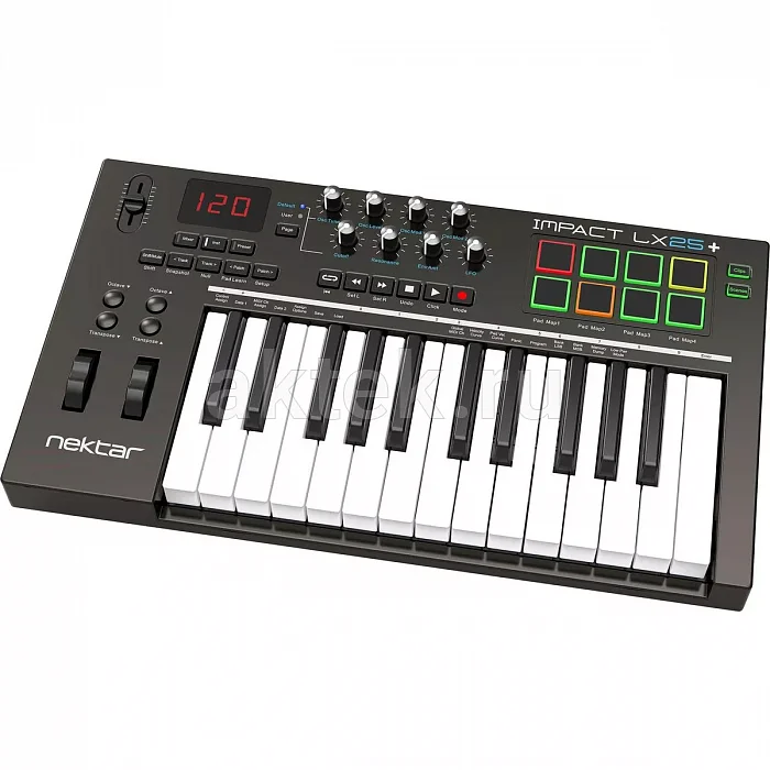 Nektar Impact LX 25+ USB MIDI-клавиатура, 25 клавиш 3