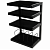 NorStone Esse Hifi VInyl Black стойка для Hi-Fi аппаратуры