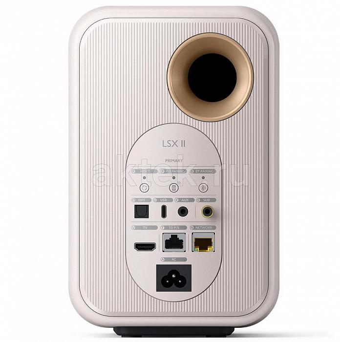 KEF LSX II Mineral White полочная акустика, Wi-Fi, Bluetooth 5
