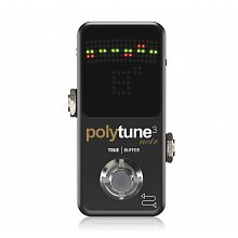TC electronic POLYTUNE 3 NOIR педаль гитарный тюнер, полифонический