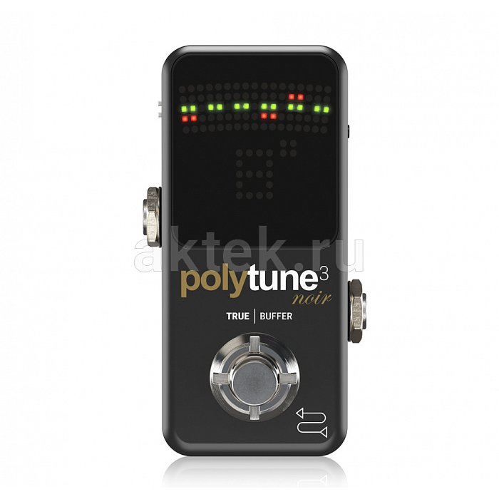 TC electronic POLYTUNE 3 NOIR педаль гитарный тюнер, полифонический