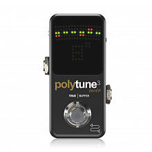 TC electronic POLYTUNE 3 NOIR педаль гитарный тюнер, полифонический