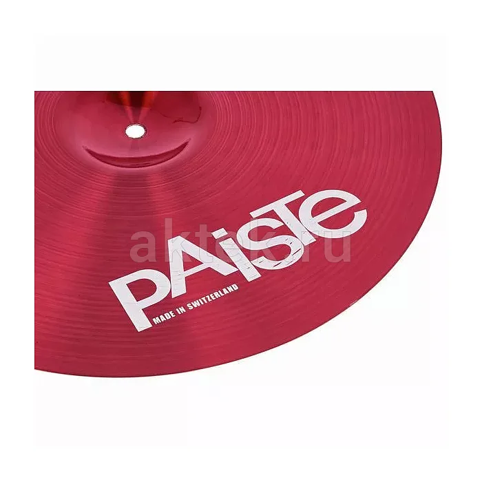 Paiste 16" 900 Color Sound красная крэш-тарелка 7