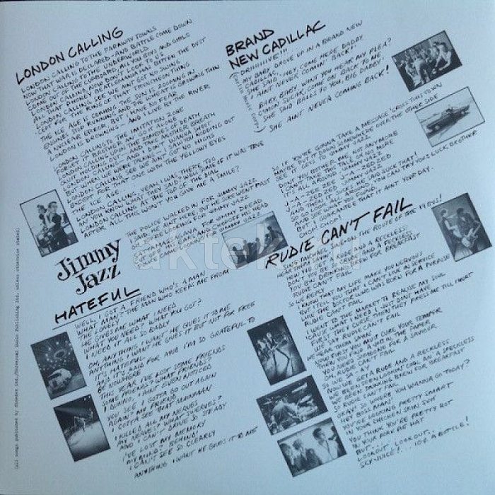 Виниловая пластинка THE CLASH - LONDON CALLING 180 GRAM BLACK VINYL 12" 5