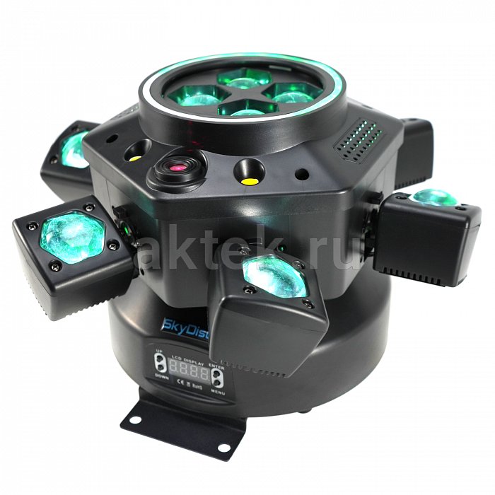 Вращающаяся голова с комбинированным эффектом SkyDisco MH30S