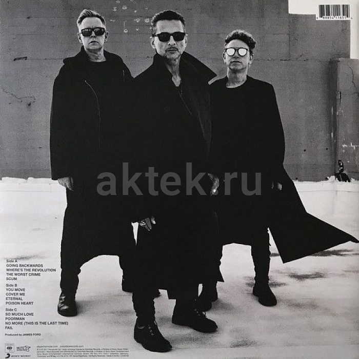 Виниловая пластинка DEPECHE MODE - SPIRIT BLACK VINYL 12" 2