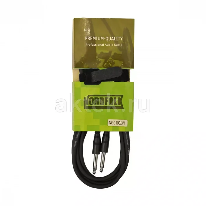 Nordfolk NGC100/5 инструментальный кабель Jack–Jack, 5 м, литые разъёмы