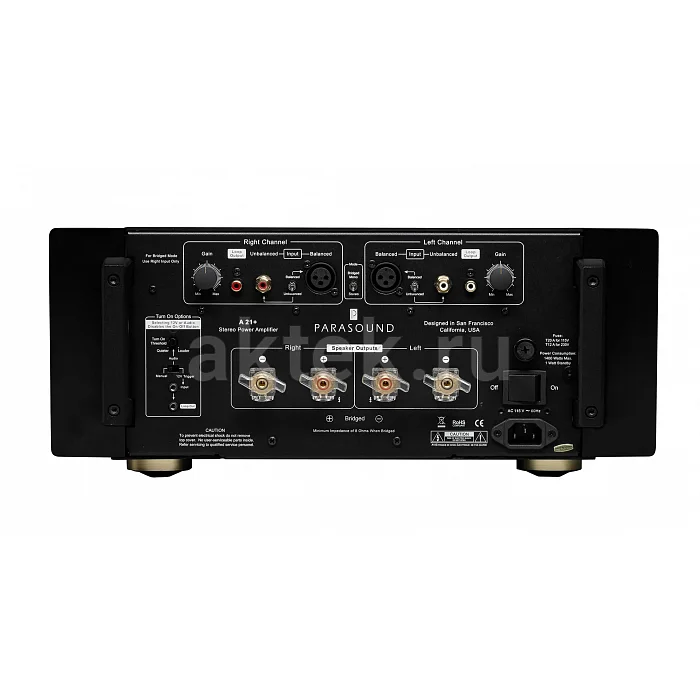 Усилитель мощности Parasound A21+ black 2