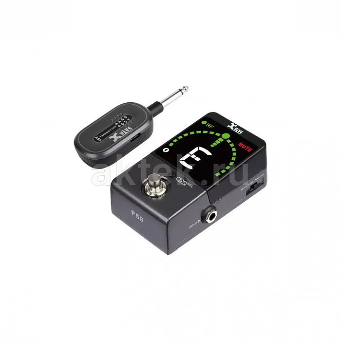 Xvive P58 гитарная радиосистема-педаль с тюнером, 5,8 GHz, 30 м 2