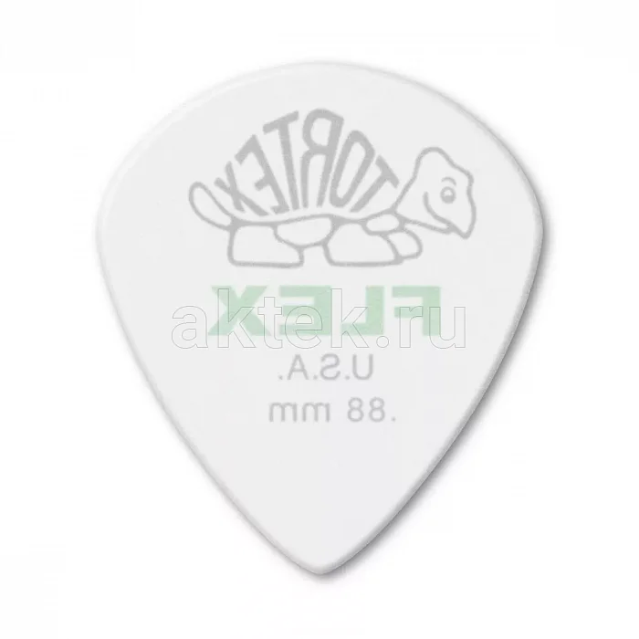 Dunlop 468P088 Tortex Flex Jazz III медиаторы, 0,88 мм 3