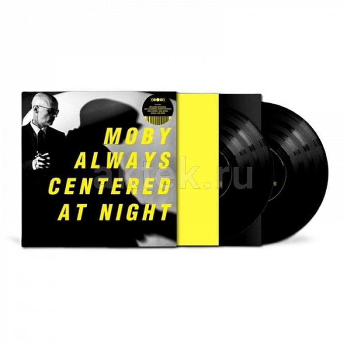Виниловая пластинка MOBY - ALWAYS CENTERED AT NIGHT BLACK VINYL 12"