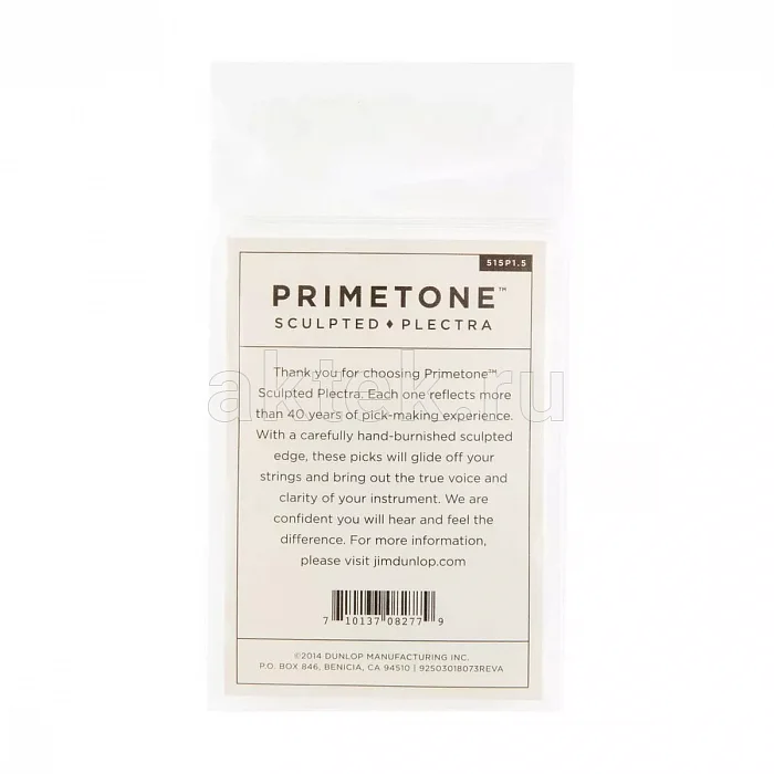 Dunlop 515P150 Primetone Semi Round Smooth медиаторы, 1,5 мм 5