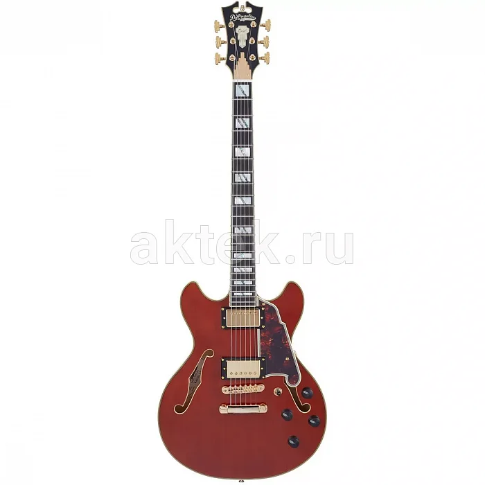 D'Angelico Excel Mini DC Viola полуакустическая гитара