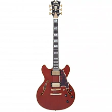 D'Angelico Excel Mini DC Viola полуакустическая гитара