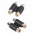 Adam Hall 7552 Black адаптер 2×RCA-F-mono–2×RCA-F-mono