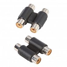 Adam Hall 7552 Black адаптер 2×RCA-F-mono–2×RCA-F-mono