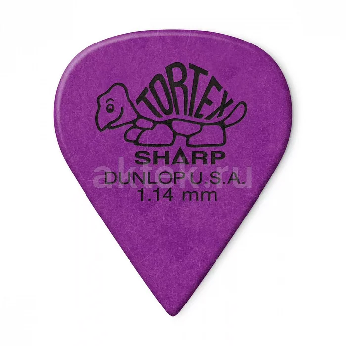 Dunlop 412R114 Tortex Sharp 72Pack медиаторы, 1,14 мм