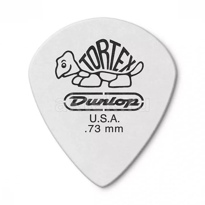 Dunlop 478P073 Tortex White Jazz III медиаторы, 0,73 мм
