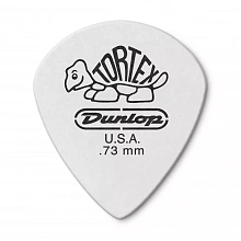 Dunlop 478P073 Tortex White Jazz III медиаторы, 0,73 мм