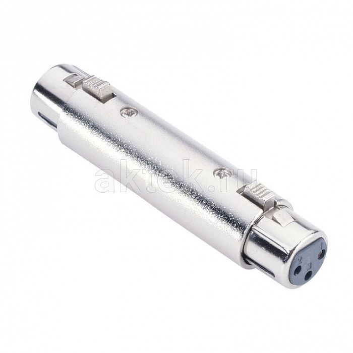 Adam Hall 7860 Silver адаптер XLR-F–XLR-F