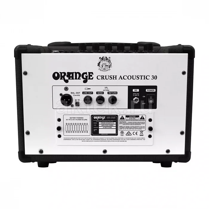 Orange Crush Acoustic 30 гитарный усилитель, 30 Вт, 2 канала 4