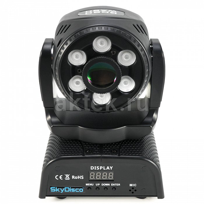 Вращающаяся голова SkyDisco Gobo RGBW 16