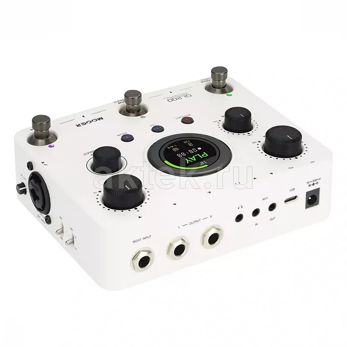 Mooer GL200 двухдорожечный лупер с Bluetooth и XLR 3