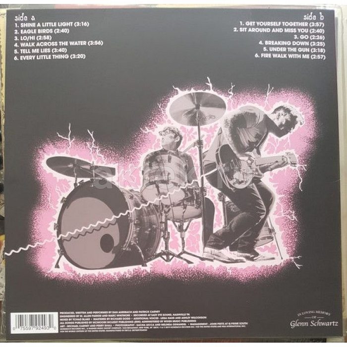 Виниловая пластинка THE BLACK KEYS - LETS ROCK 180 GRAM BLACK VINYL 12" 2